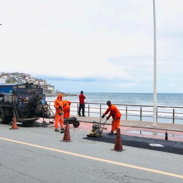 Salvador aplica 142 mil toneladas de asfalto em ruas e avenidas entre janeiro e setembro