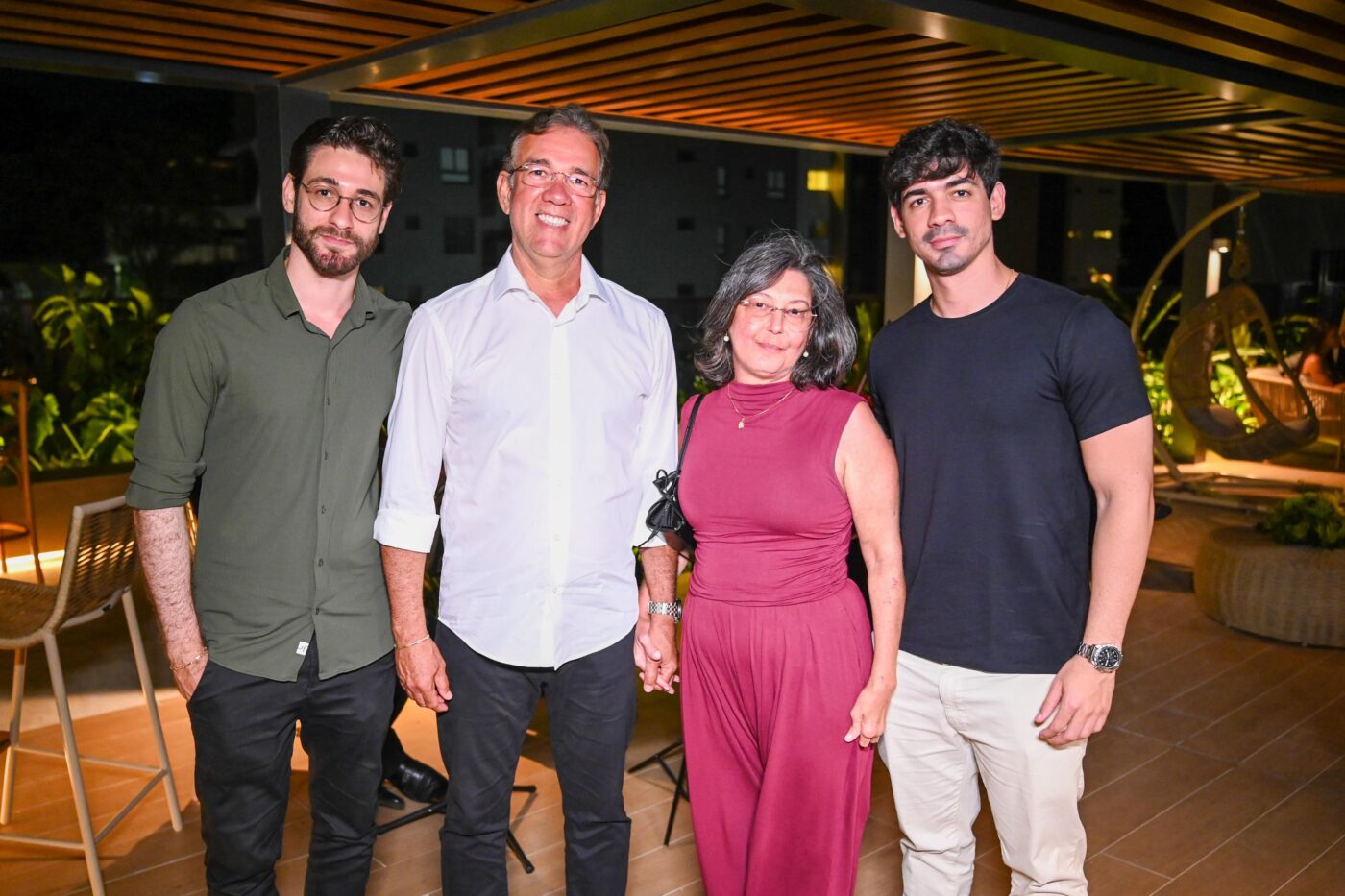 Harrison Junior, Harrison Santos, Daniela Magnavita e Orlando Seixas
