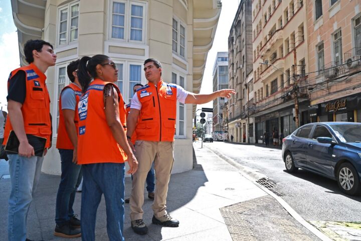 Prefeitura de Salvador inicia preparativos para o Natal com vistoria no Centro Histórico
