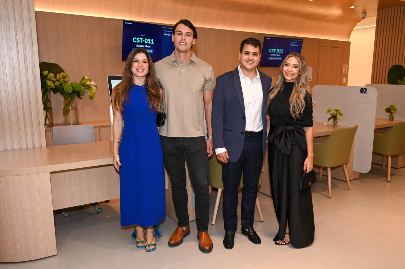 Luana, Fellipe Pina, Osvaldo e Larissa Cerqueira 
