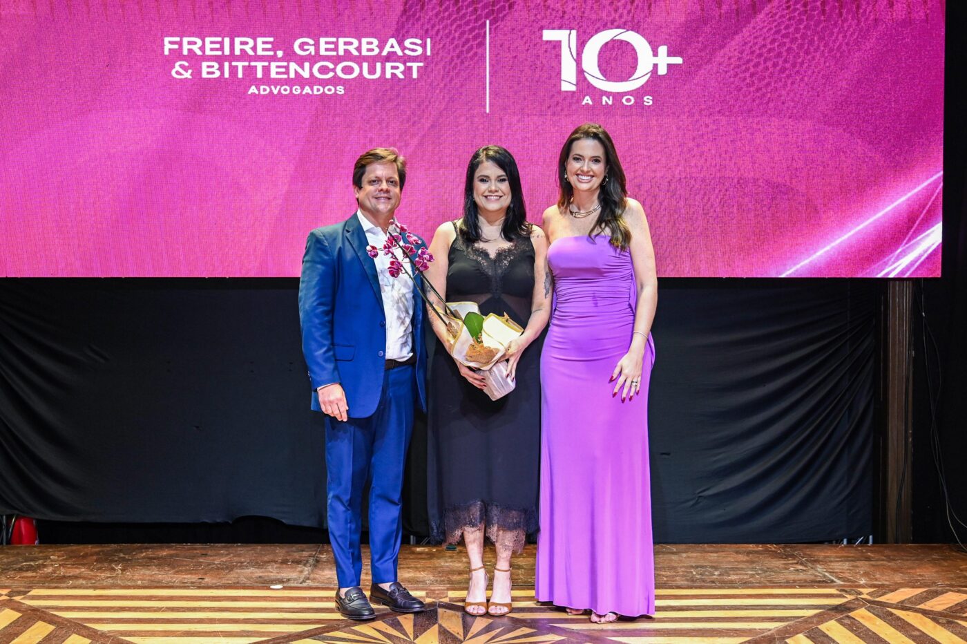 Gustavo Gerbasi, Ticiane Andrade e Eny Bittencourt