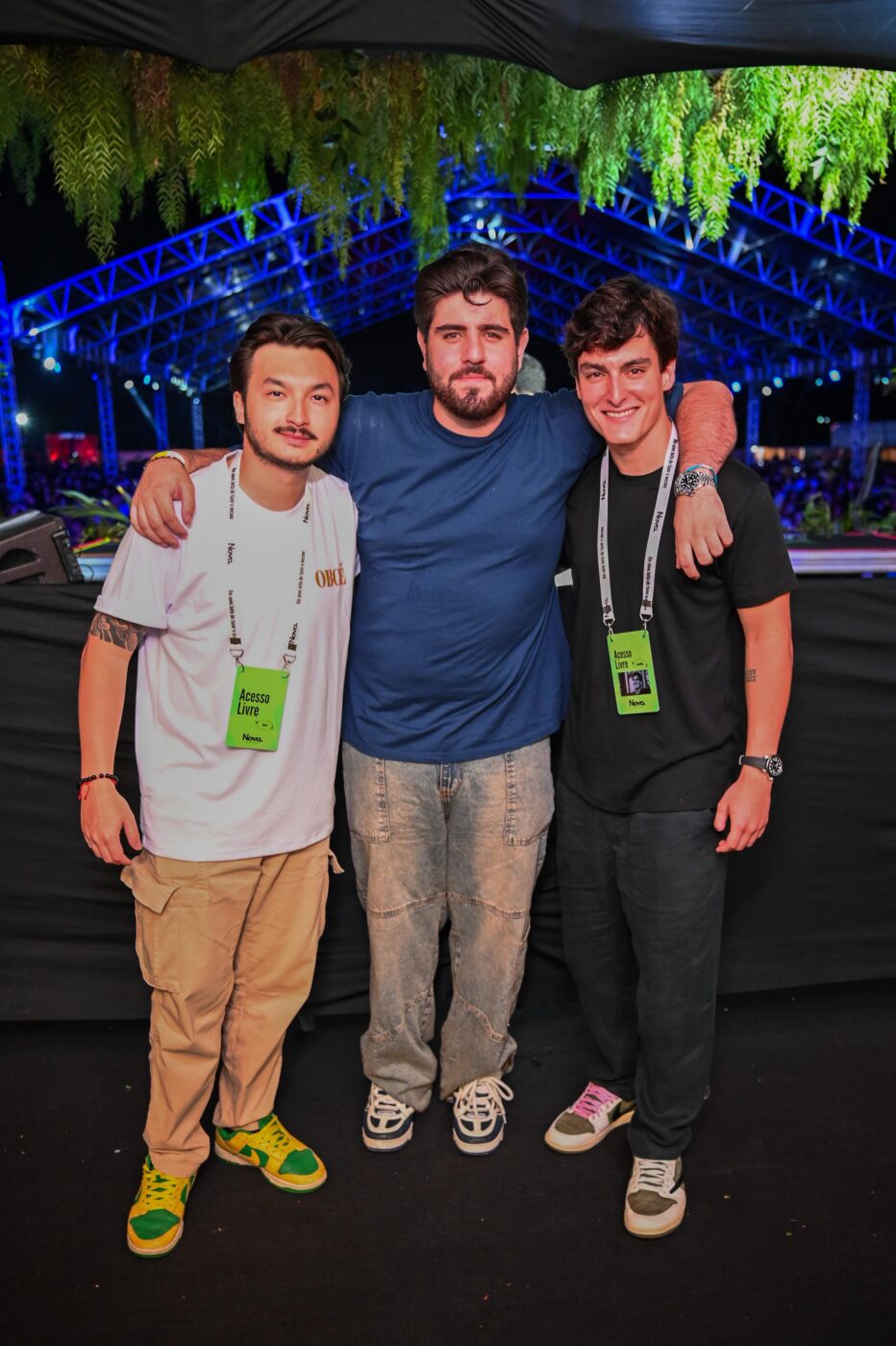 Lucas Vellozo, Marcelo Freire e João Gordilho