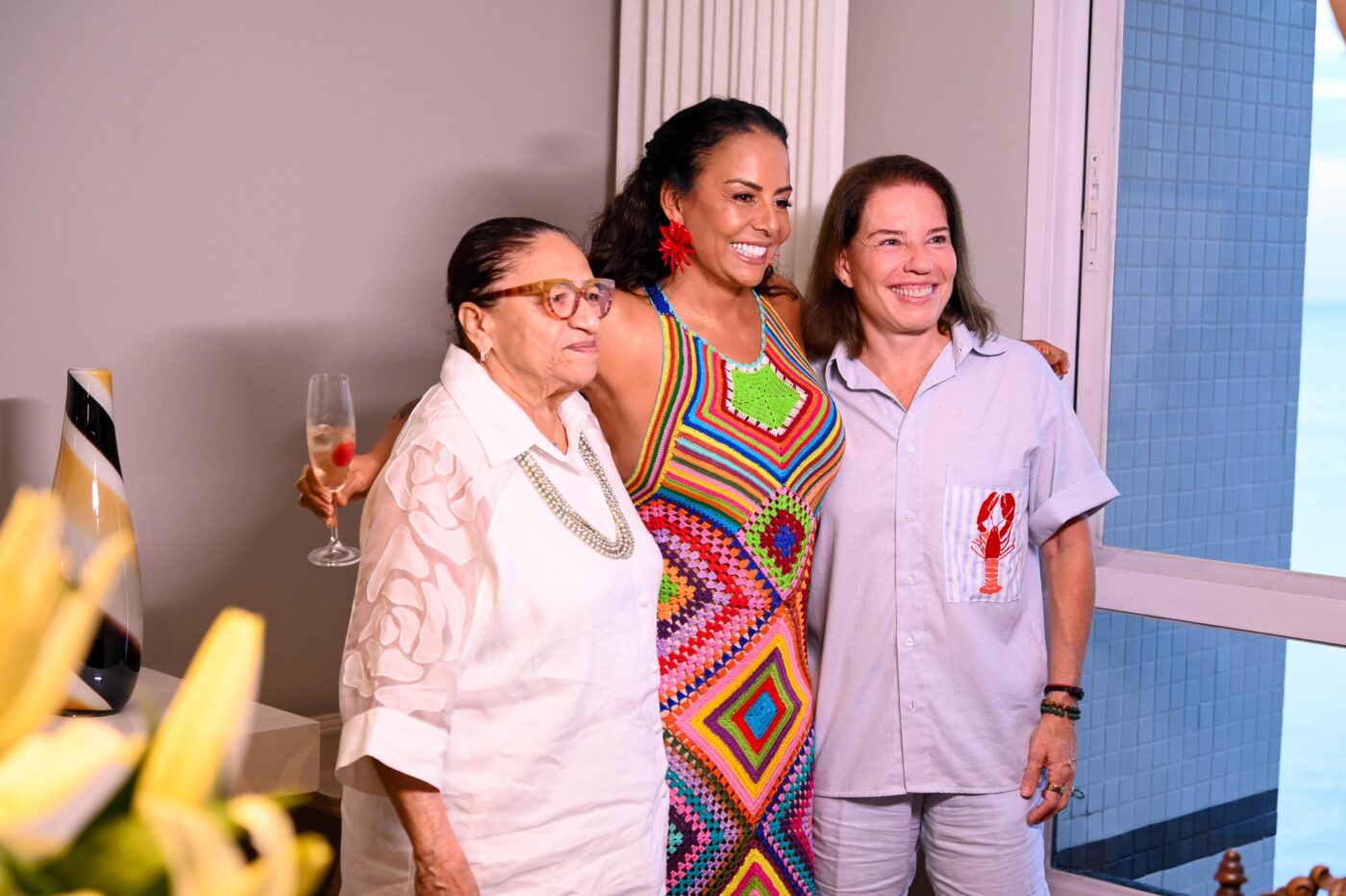 Licia Fabio, Gil Santos e Denise Bezerra 