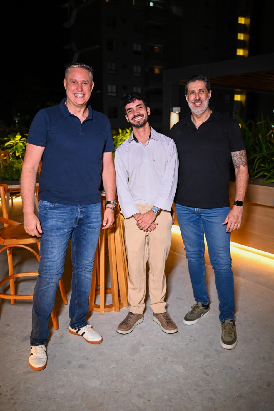 Eduardo Soriano, Bruno Brandão e Ronaldo Soriano
