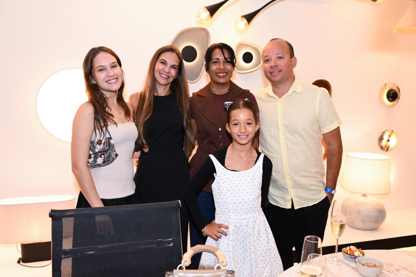 Hilda Beatriz, Dária Lima, Suzane Silva, Helber Modesto e Maria Julia