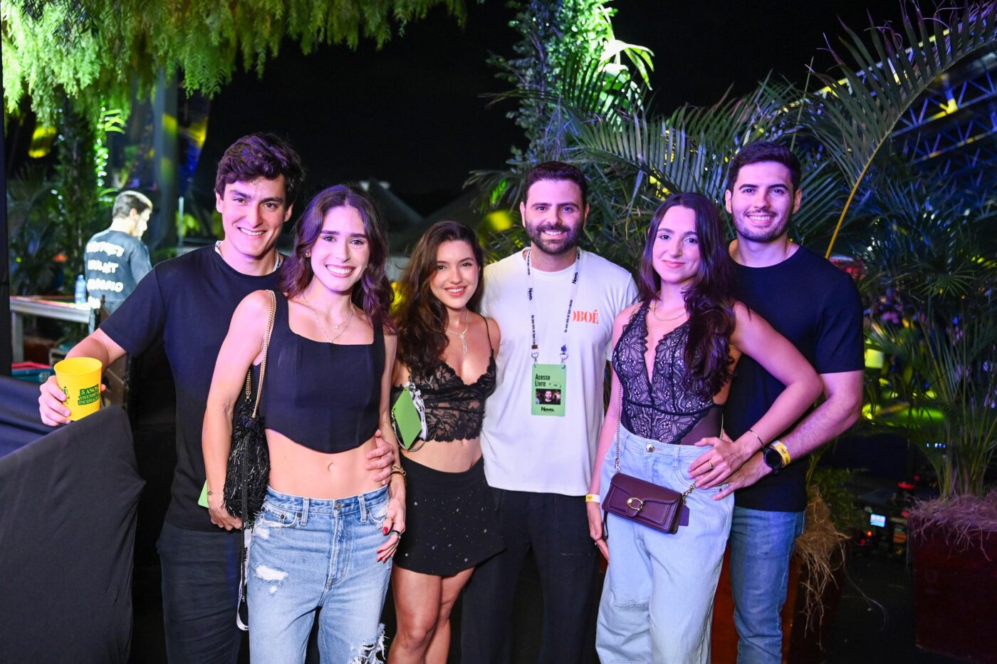 João Gordilho, Paula Lemos, Geovanna Carvalho, Eduardo Punzi, Juliana Moraes e João Barigchum 