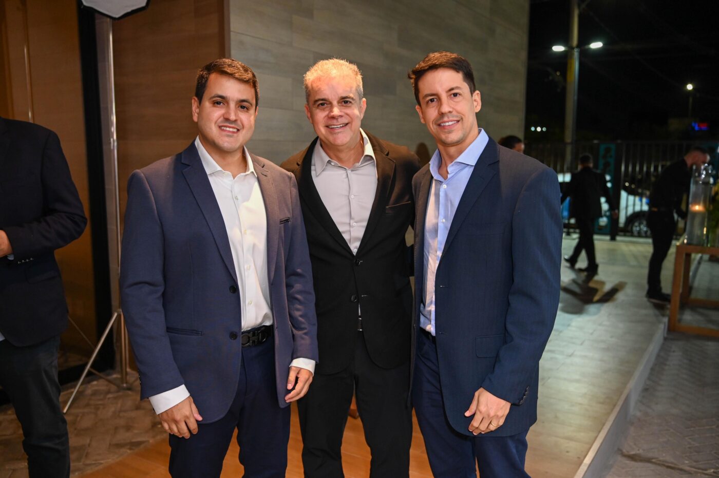 Osvaldo Cerqueira, Roney Santanna e Rafael Leal