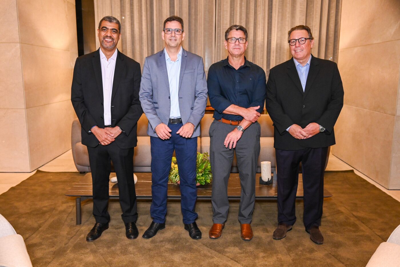 Luciano Lopes, Luciano Carneiro, Christiano Polillo e  Rubén Escartin