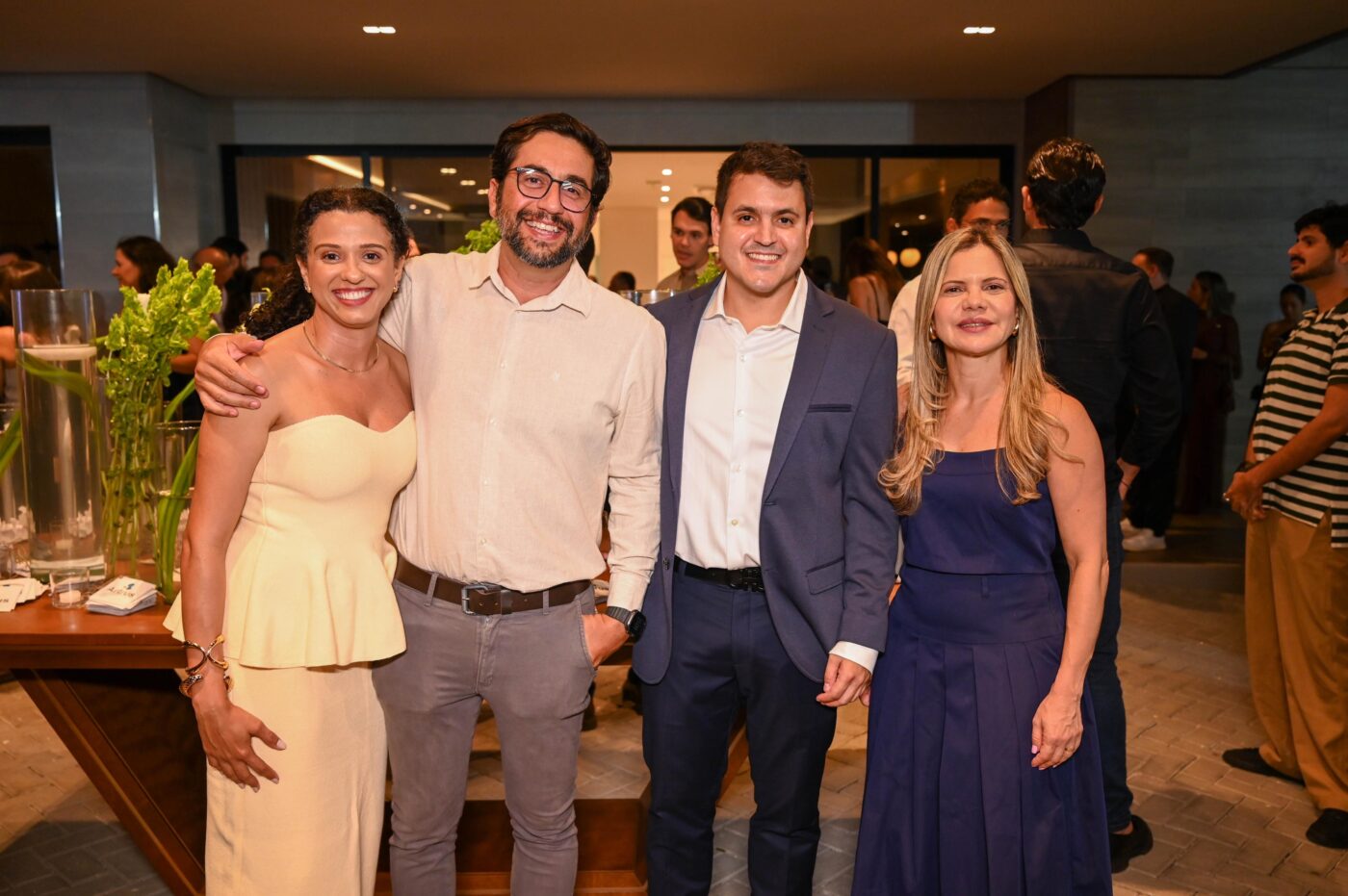 Mayara Rodrigues, Samir Nahass, Osvaldo Cerqueira e Rúbia Mercês