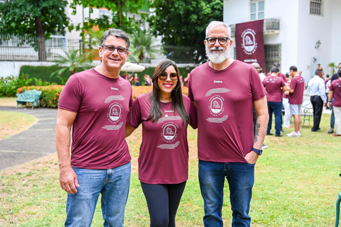 Christiano Polillo, Carina Ferreira e Márcio Lopes