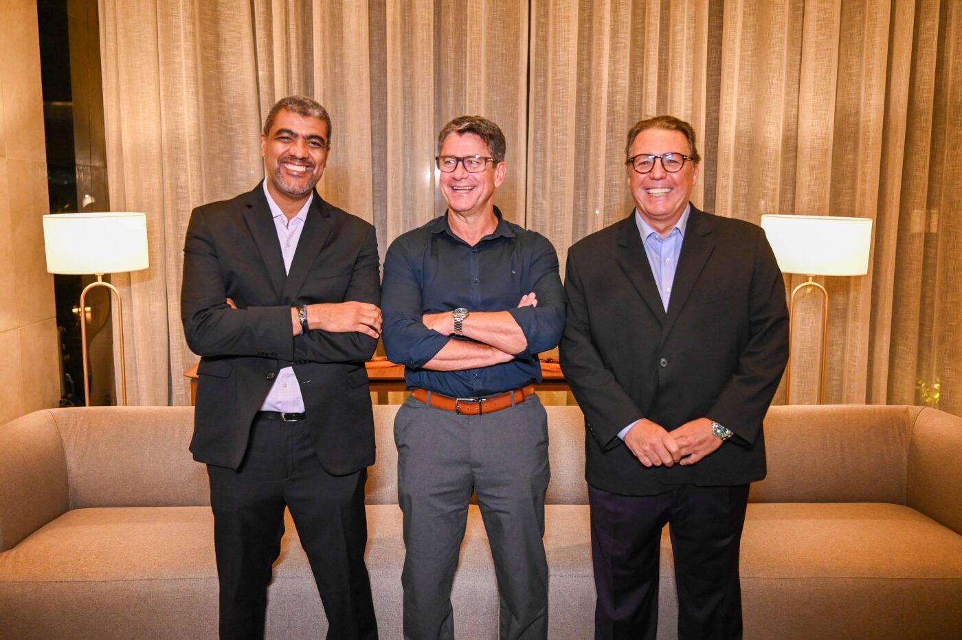 Luciano Lopes, Christiano Polillo e  Rubén Escartin