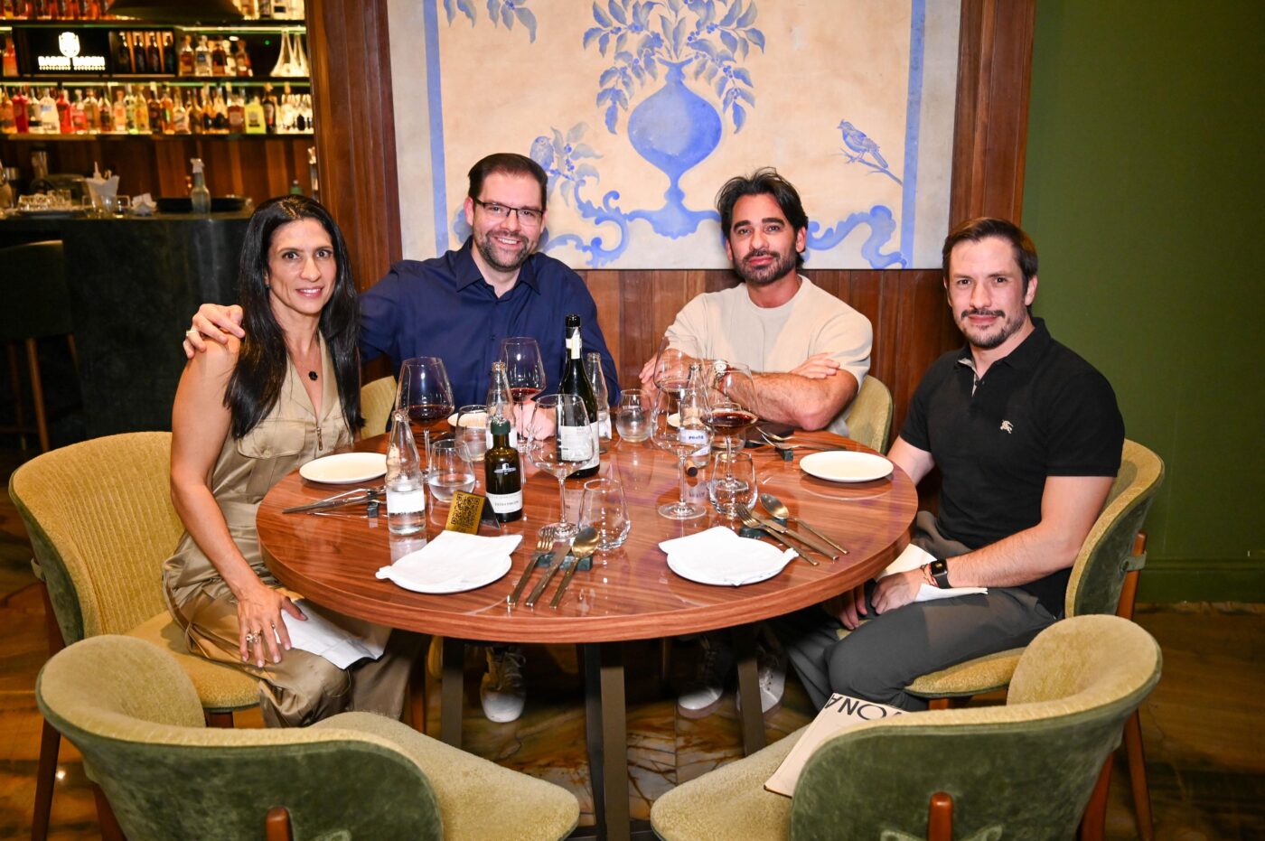 Karine Queiroz, Max Heindl, Marlon Gama e a Artur Afonso