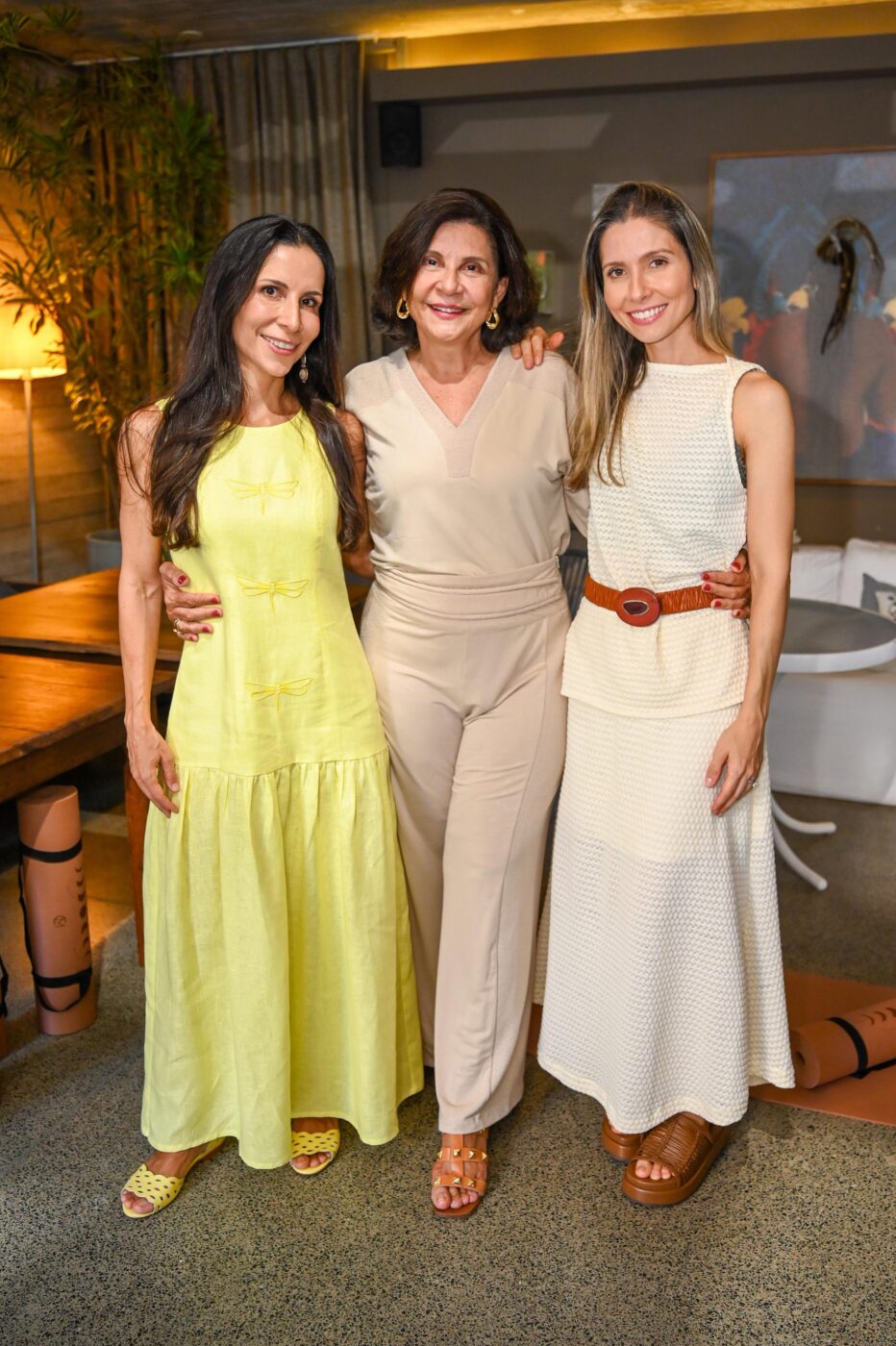 Camila, Marcia e Rafa Meccia