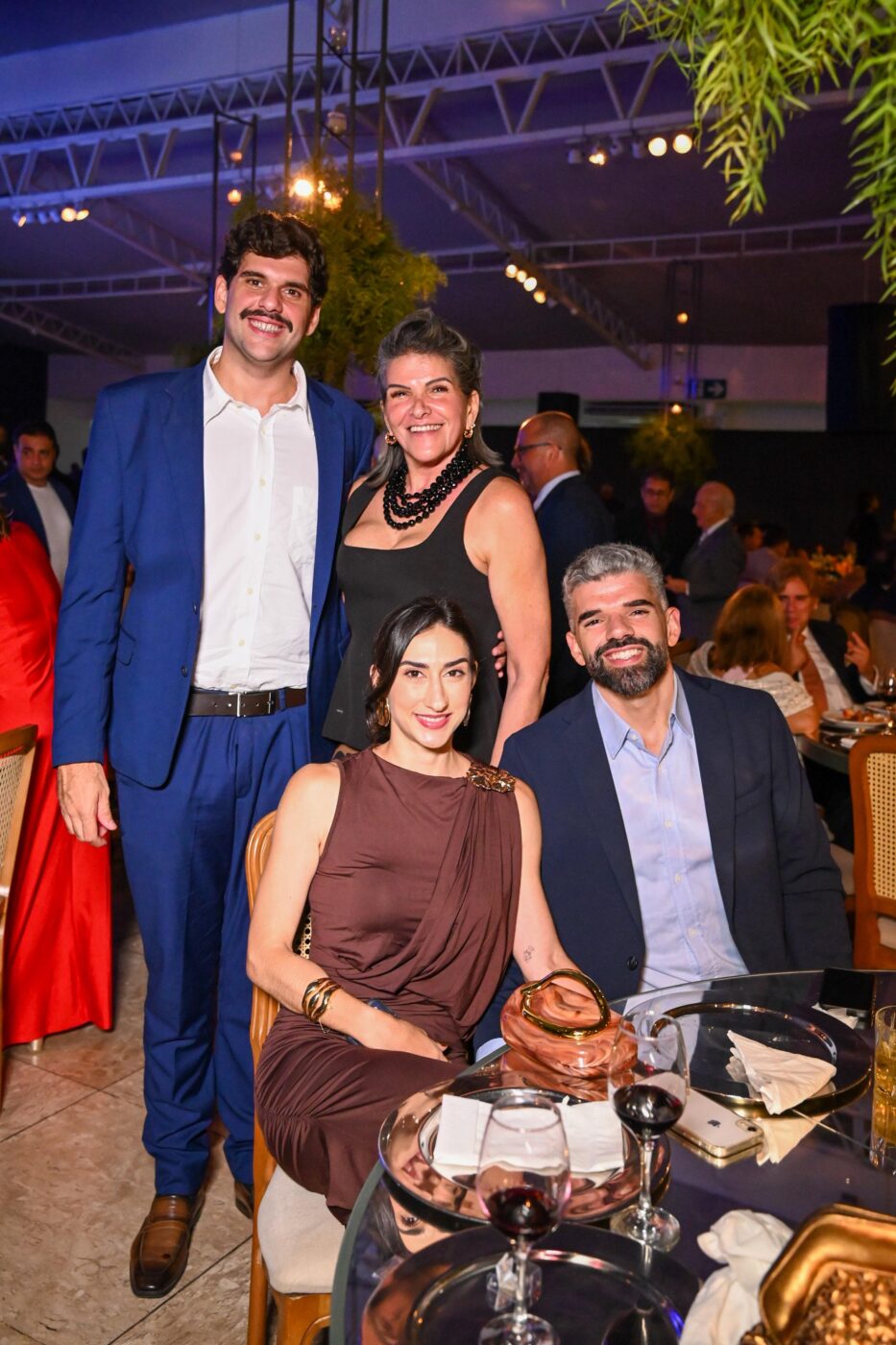 Pedro Martins, Dora Costa, Andressa Piraja e Diego Martins