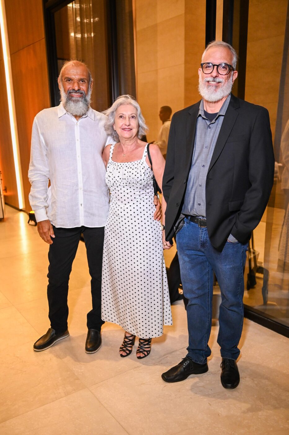 Mario Ribeiro, Leila Lopes e Márcio Lotes
