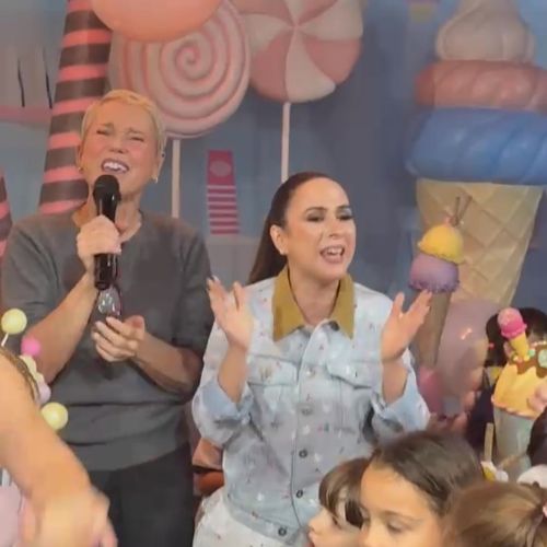 Tata Werneck se surpreende com presença de Xuxa no aniversário da filha: ‘Não esperava’