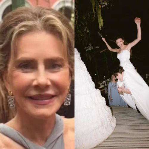 Maitê Proença revela ligação familiar com Giulia Be ao mostrar bastidores de casamento com Conor Kennedy
