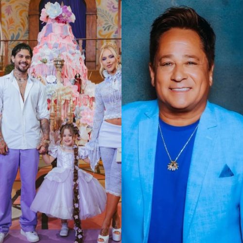 Poliana Rocha explica ausência de Leonardo no aniversário da neta Maria Flor e revela onde cantor estava