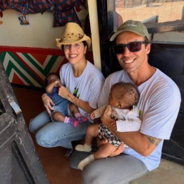 Lívia Cady visita campo de refugiados na África com Daniel Cady e faz reflexão emocionante