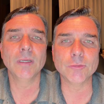 Em primeira live após deixar o Brasil, Flávio Bolsonaro revela conversa com o pai: ‘Estou preparado’