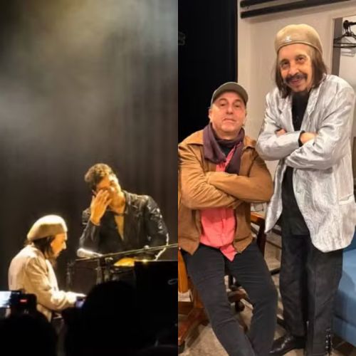 Benito di Paula fez último show ao lado do filho e recebeu Zeca Baleiro em apresentação em São Paulo