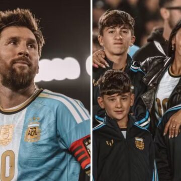 Esposa de Messi homenageia craque após despedida da seleção: “Sempre com você”