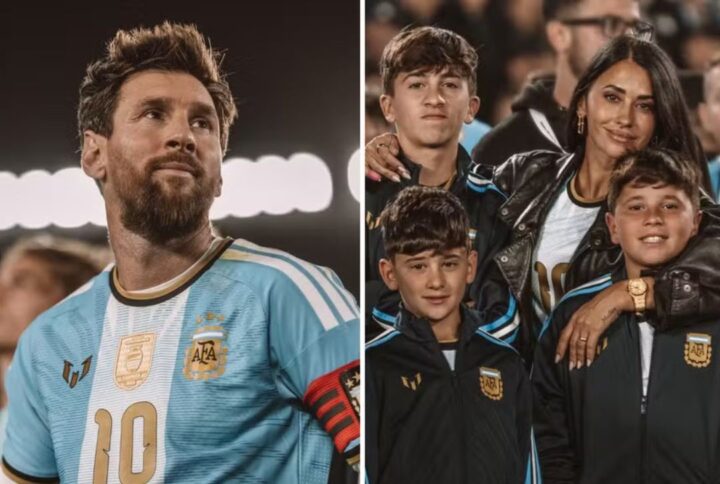 Esposa de Messi homenageia craque após despedida da seleção: “Sempre com você”