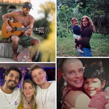 Letícia Spiller homenageia filho de Marcello Novaes, seu ex-marido: “Te amamos infinito”
