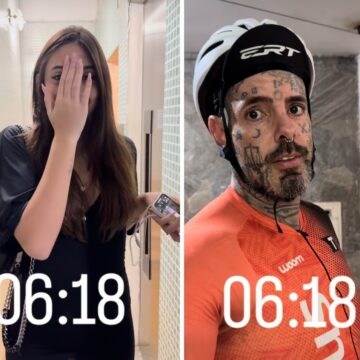 Filha de Tico Santta Cruz chega às 6h da manhã e é flagrada pelo pai: ‘Vindo de onde?’; veja vídeo