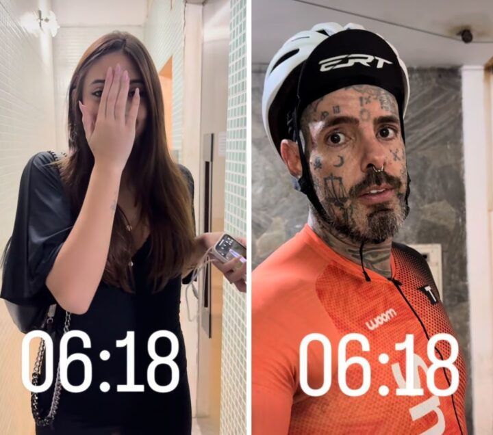 Filha de Tico Santta Cruz chega às 6h da manhã e é flagrada pelo pai: ‘Vindo de onde?’; veja vídeo