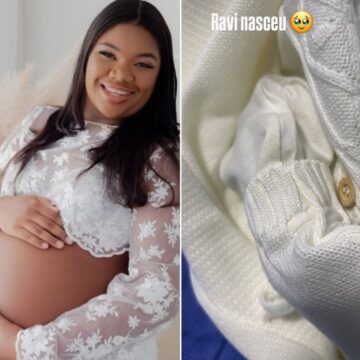 Raquel Brito, irmã do ex-BBB Davi Brito, anuncia nascimento do primeiro filho, Ravi