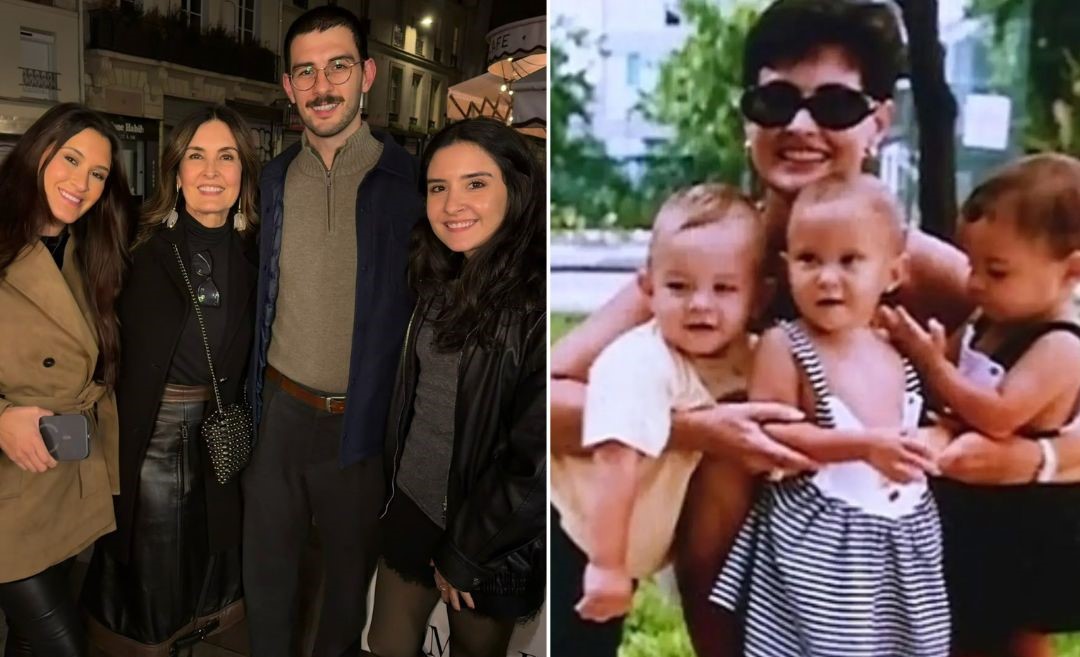 Fátima Bernardes consegue reunir os filhos trigêmeos para celebrar aniversário: ‘Que dia especial’