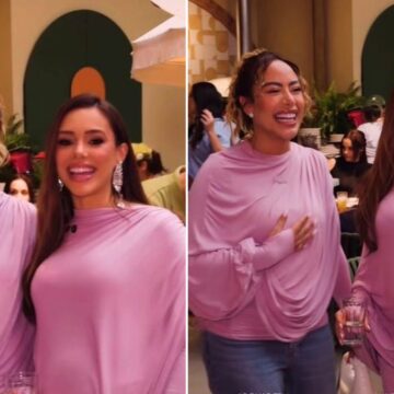 Bruna Biancardi e irmã de Neymar descobrem coincidência na festa de Mavie: “Bom gosto é isso”