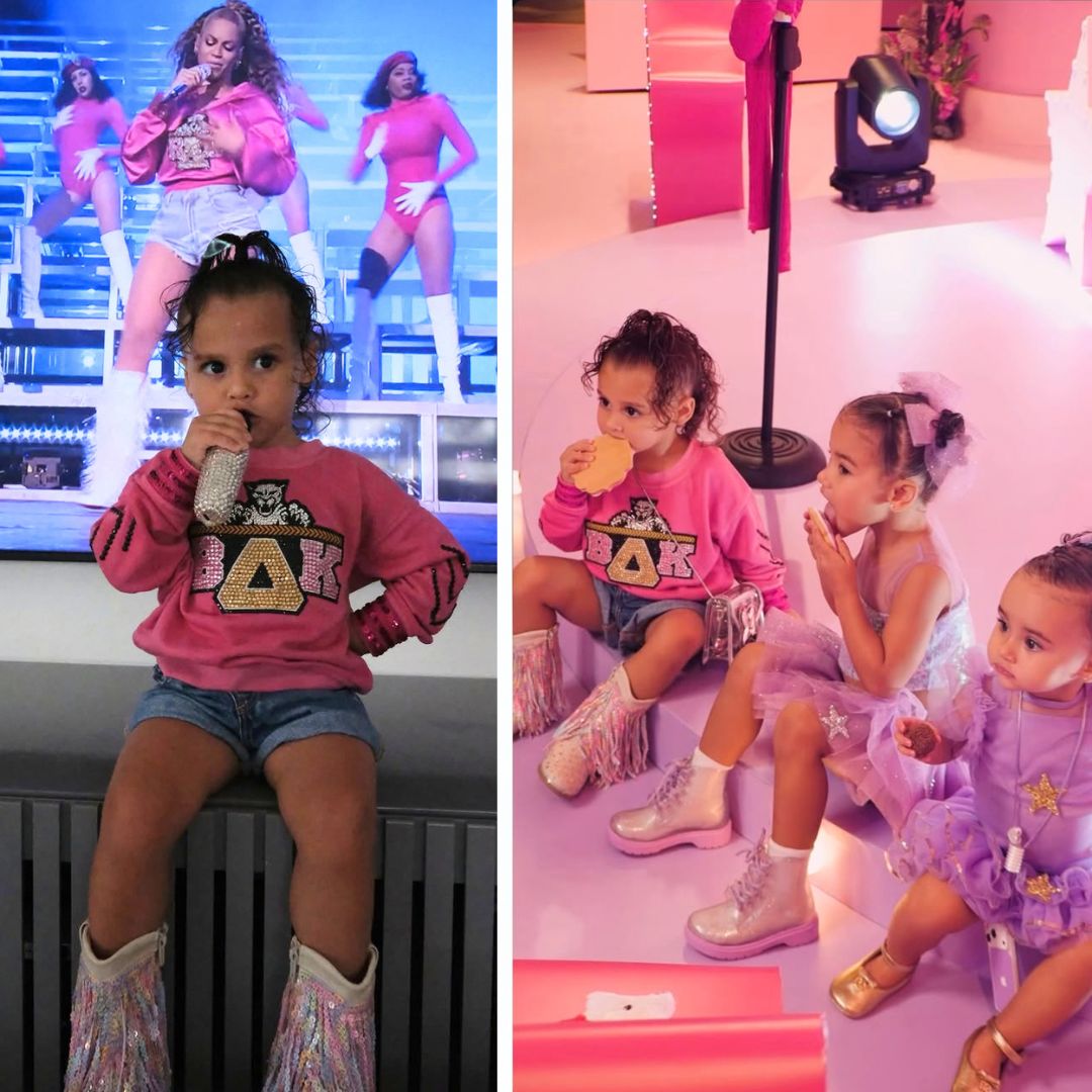 Filha de Neymar com Amanda Kimberlly vai à festa da irmã Mavie com look inspirado em Beyoncé