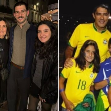 Fátima Bernardes e William Bonner comemoram juntos o aniversário de 29 anos dos filhos trigêmeos