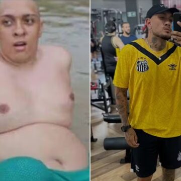 MC Binn atinge meta de chegar aos dois dígitos de peso: ‘Tchau, obesidade!’