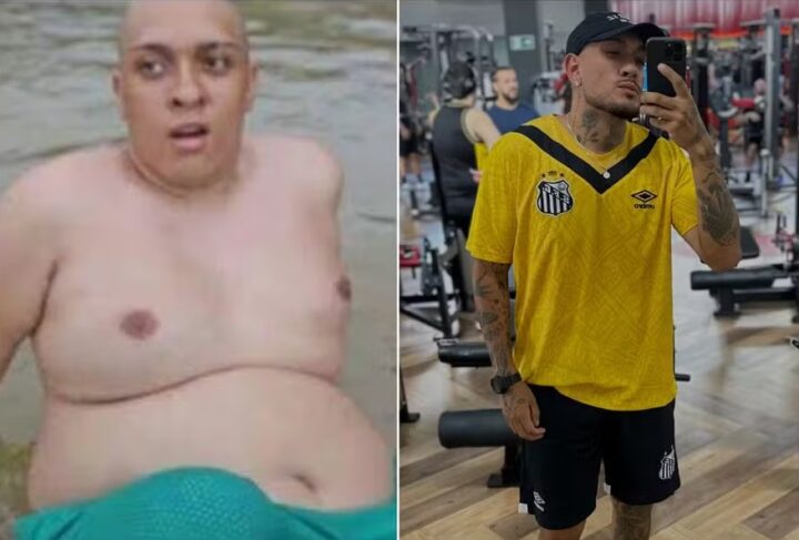 MC Binn atinge meta de chegar aos dois dígitos de peso: ‘Tchau, obesidade!’