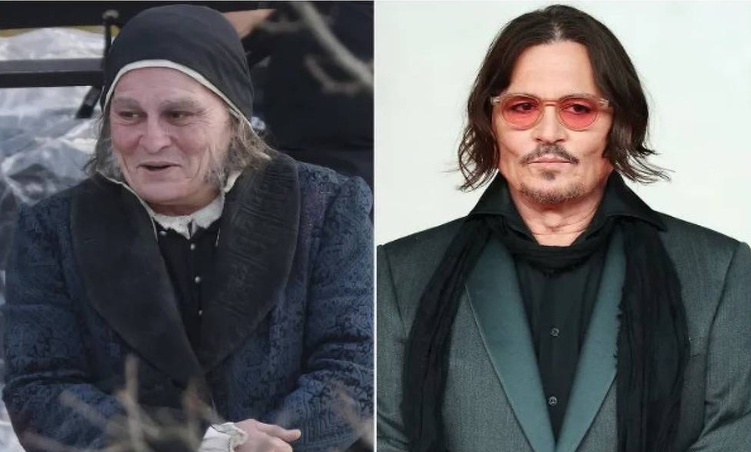 Johnny Depp surpreende com transformação para filme natalino