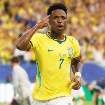 Vini Jr se torna o 5º jogador mais bem pago do mundo, segundo ranking da Forbes