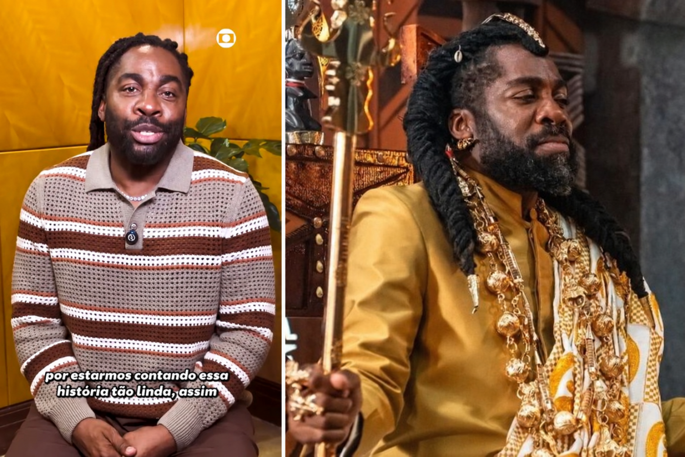 Lázaro Ramos começa a se despedir de Jendal, seu primeiro vilão: ‘Coração apertado’