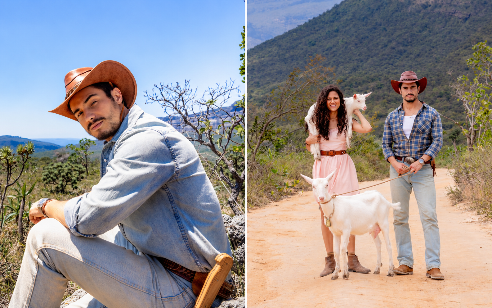 Globo divulga imagens oficiais de ‘Lá na Minha Terra’, novela que conta com Danilo Mesquita