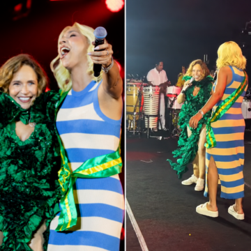 Daniela Mercury homenageia Érika Hilton e canta ao lado da deputada em show em Fortaleza; confira