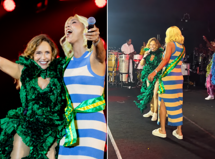 Daniela Mercury homenageia Érika Hilton e canta ao lado da deputada em show em Fortaleza; confira