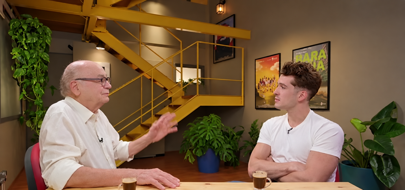 João Guilherme entrevista Drauzio Varella na estreia de projeto sobre temas sociais importantes