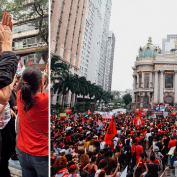 Marisa Monte participa de manifestação no RJ pela reeleição de Lula: ‘Pela democracia’
