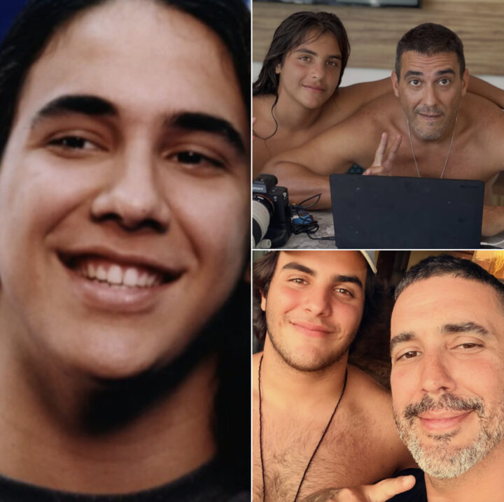 André Marques publica fotos com Marcelo Sangalo e semelhança entre os dois impressiona: “Pai e filho”
