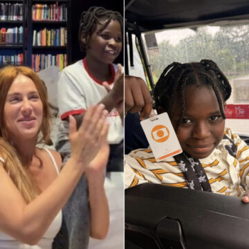 Giovanna Ewbank se emociona com estreia do filho, Bless, em ‘A Nobreza do Amor’: ‘Muito orgulho’