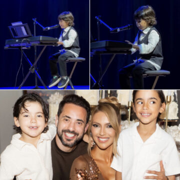 Aos seis anos, filho de Everton Ribeiro impressiona com talento musical; veja