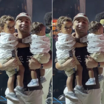 João Gomes encanta ao receber filhos no palco durante show da turnê Dominguinho nos EUA