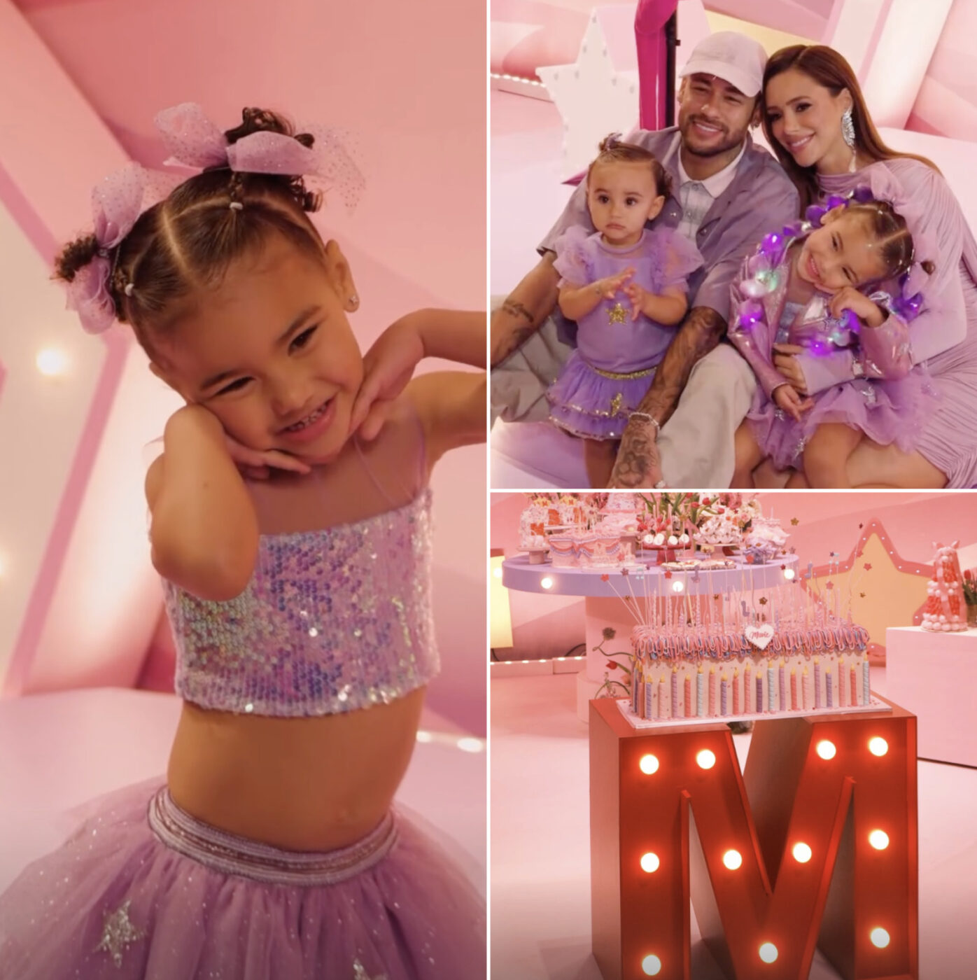 Filha de Neymar e Bruna Biancardi completa 3 anos e ganha festa luxuosa em São Paulo; veja